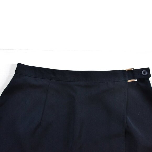 Vintage Black Wrap Floor Length Skirt. - Picture 4 of 10